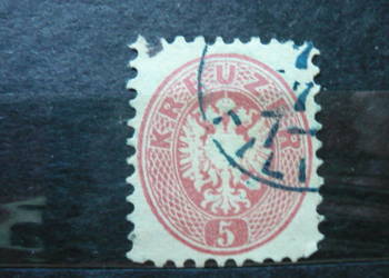 Znaczki Austria  MI 26  5 kr
