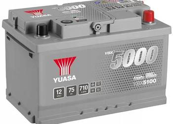 Akumulator 75Ah 710A Yuasa Silver 12V EN Prawy Plus