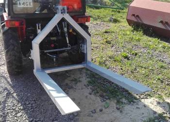 Widły do palet do  ciągnika traktor Ocynk Minitraktorów