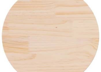 vidaXL Blat stołu, Ø60x2,5 cm, lite drewno sosnowe（SKU:813647）