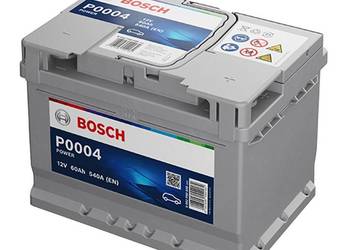 Akumulator 60Ah 540A Bosch  EN P0004 PRAWY PLUS