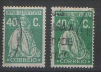 Zn. Portugalia Mi 281a, b kas  1920-24