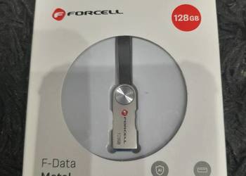 Pendrive 128GB USB 3.2 Gen 1 (USB A) Forcell F-Data Metal srebrny