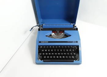 Stylowa sprawna maszyna do pisania SILVER REED SR 10 (SR-10) z walizką
