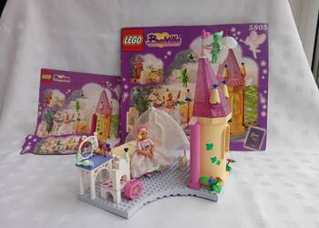 5805 LEGO Zestaw Kompletny Instrukcja Sypialnia Królewny Rosaliny Belville