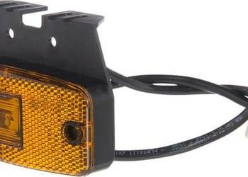 Lampa obrysowa LED, prostokątna, 12/24V z uchwytem i wtyczką Jaeger Kramp…
