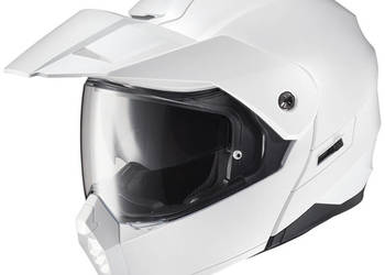 Szczękowy kask motocyklowy HJC C80 Blenda Pinlock Biały