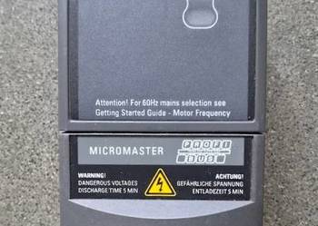 Przemiennik częstotliwości / Falownik Siemens MICROMASTER 440 – 1.1 kW
