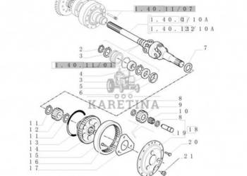 New Holland T6090 Wałek 12/14t 84194839