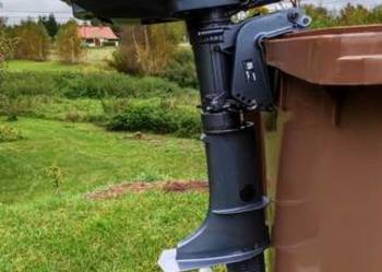 Silnik zaburtowy Yamaha 5 HP spalinowy łódka ponton wędkarski Honda Johnson