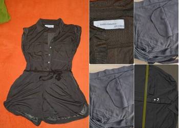 Nowy lekki krótki kombinezon khaki ZARA rozmiar M bez metki, dobry te na L