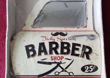 Barber Shop Salon Fryzjerski Piękna Dekoracja Retro Vintage