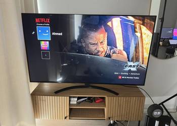 LG 65inch Smart LED Tv + TV Table