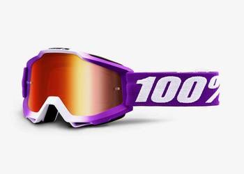 100 PROCENT GOGLE MODEL ACCURI FRAMBOISE FIOLET+ 2 SZYBKA
