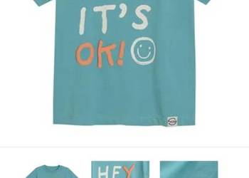 Nowy t-shirt z metką dla chłopca rozmiar 110 cm