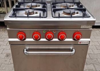 KUCHNIA GAZ 4 PAL. I PIEKARNIK ELEKT. - BERTO'S - M.1267.N