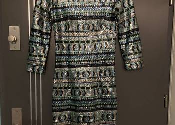 TFNC London sukienka koktajlowa mieniąca się Cekinowa hit roz.36