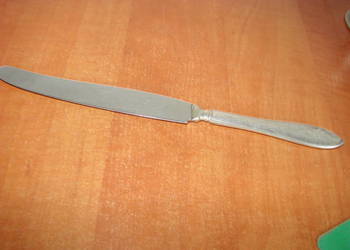 Svenskt Stal stary szwedzki nóż stołowy, plater