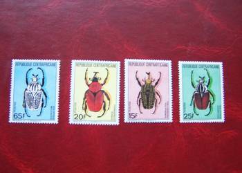 Centralna Afryka 1985 MNH Mi. 1103/06 Fauna Owady  a