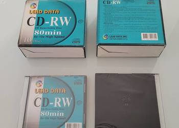 CD-RW Lead Data 700MB 80Min 10x Pudełka - 19szt.