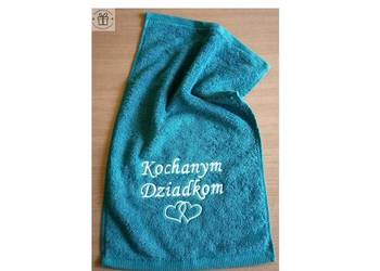 Prezent dla Dziadków - Dzień Babci Dziadka ręcznik z napisem