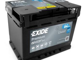 Akumulator 64Ah 640A Exide Premium EN PRAWY PLUS