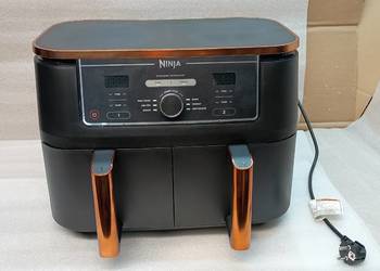 Ninja Foodi MAX AF400EU Miedź air fryer frytkownica bezt dwustrefowa 9,5L