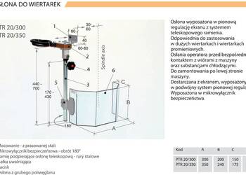 Osłona BHP, osłona wrzeciona wiertarki
