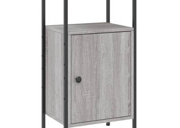 Szafka nocna szary dąb sonoma 41x31x80 cm WM-825929