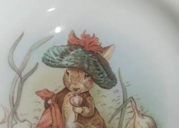 Talerzyk z króliczkiem. 1986 Royal Albert.  Benjamin Bunny