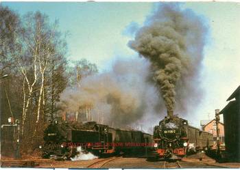 Stara pocztówka lokomotywa parowóz 11 szt Stara pocztówka lokomotywa parowóz 11 szt