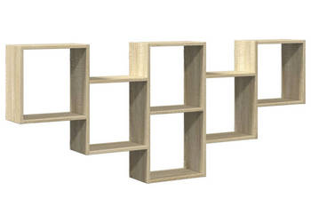 Półka ścienna dąb sonoma 159x18x66cm materiał drewnopochodny WM-853301