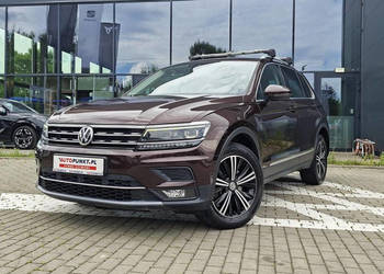 Volkswagen Tiguan, 2017r. SalonPL * ASO * BLIS * Alcantara * HAK * Kam360 …