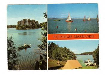 POJEZIERZE MAZURSKIE WIELOWIDOKOWA JEZIORO NIDZKIE NIEGOCIN BEŁDANY