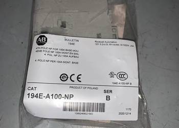 Allen Bradley 194E-A100-NP złącze 100A