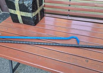 ŁOM BUDOWLANY do gwoździ BRESZKA ŁAPKA WYCIĄGACZ 70cm BRECHA kuty ŻEBROWANY