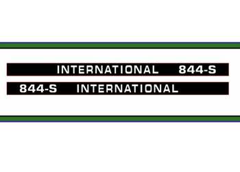 Naklejki ciągnik traktor Case International 844S Nalepki Komplet