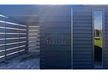 Schowek domek ogrodowy 3x3m wiata 3m drzwi okno TS1203