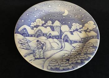 Talerz angielski świąteczny Ironstone