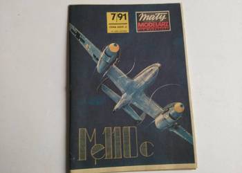 Mały Modelarz nr 7/1991, ciężki samolot myśliwski Me 110 c