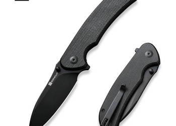 Nóż składany Sencut Borzam Black Canvas Micarta, Black 9Cr18MoV (S23077-3)