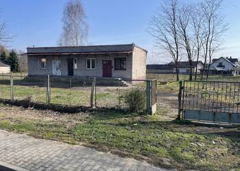 Budynek usługowy,  zlewnia mleka,  ogrodzony