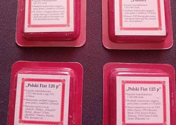 Zestaw 4 monet kolekcjonerskich ORLEN Kultowe Polskie Samochody. 2002 r.