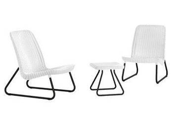 Keter 3-częściowy zestaw mebli Rio, biały, 218155(sku405985)