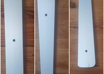 Listwy blatowe łącznikowe aluminiowe do blatów 600x38mm