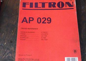 filtr powietrza Filtron AP 029 BMW E30, E28,