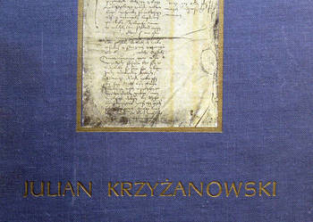 Historia literatury polskiej - Julian Krzyżanowski