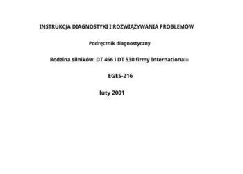 Navistar DT466 DT530 instrukcja napraw PL Navistar DT466 DT530 instrukcja napraw PL