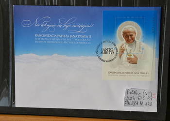 Znaczki. Papież Jan Paweł II Polska (XI) FDC Ks Chrostowski 289 bl 148