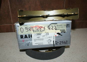 0 986 487 422 - BOSCH - SZCZĘKI HAMULC. TOYOTA COROLLA 92-98